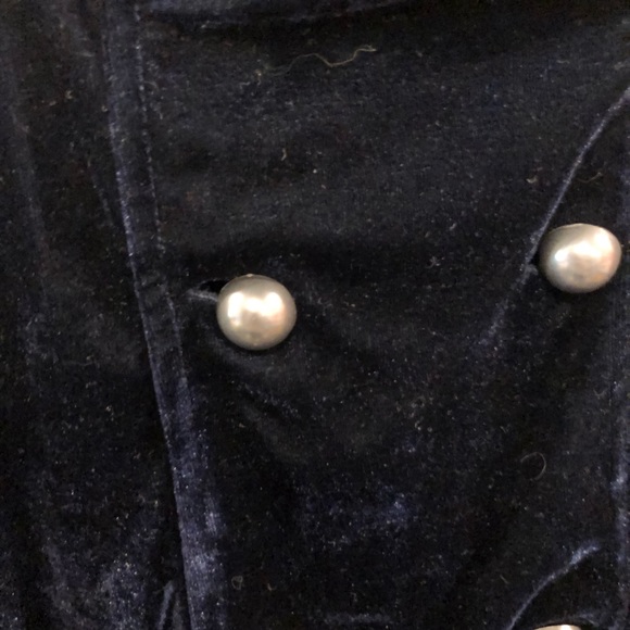 UO Silence + Noise Cotton Blend Velvet Jacket - Picture 6 of 7